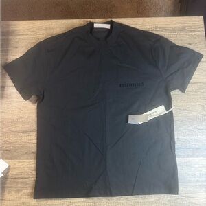 Essentials Black Men's Short Sleeve Tee
